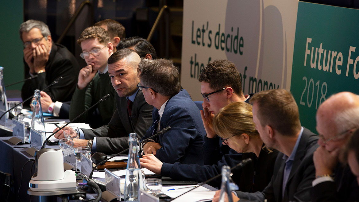 Future Forum commentators speaking at the public roundtable