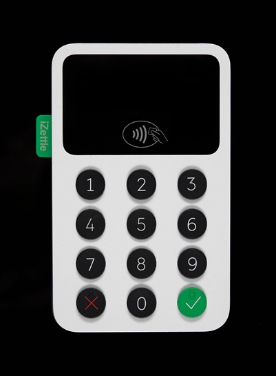 Contactless payment card reader by iZettle (c.2018), 2019/027