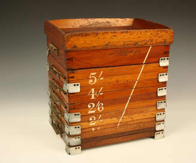 Patent coin sorter by Hanmer of Liverpool, 1983/164