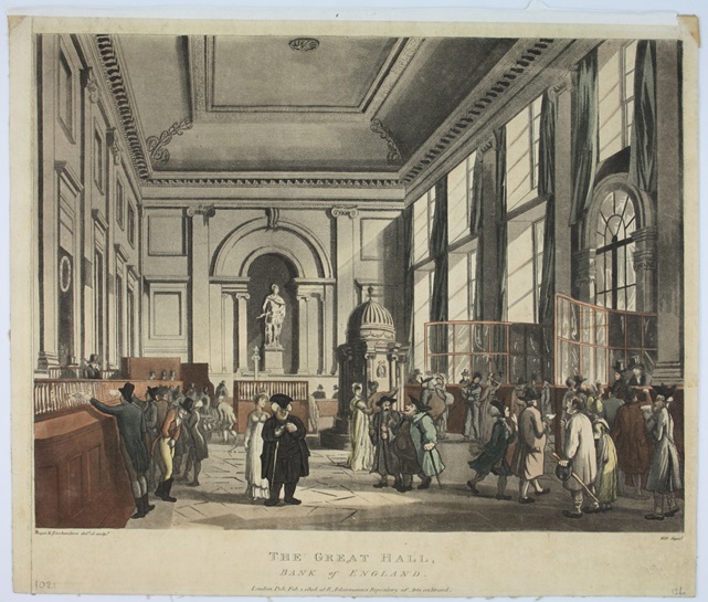 The Great Hall, by Thomas Rowlandson, 1064