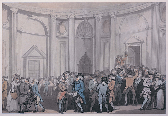 Thomas Rowlandson, The Bank, 1792, 0164