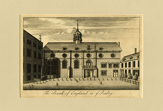 Unknown, The Bank of England in ye Poultry, c.1700, 0876